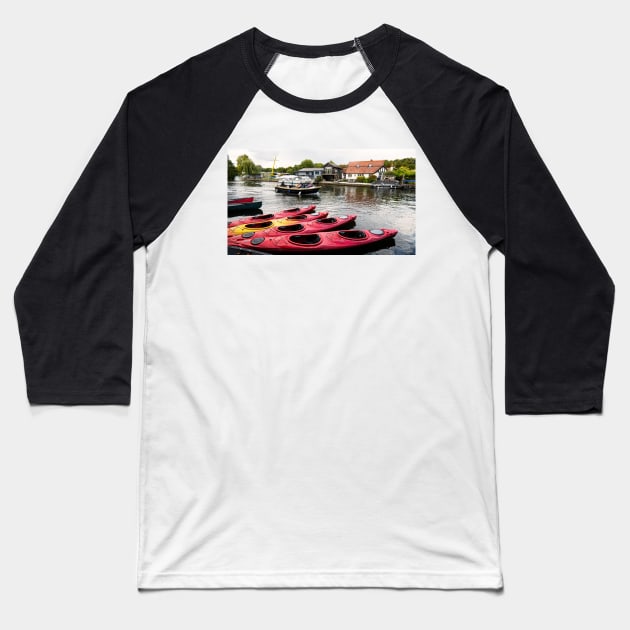 Lovely day Henley on Thames, Oxford, England UK Baseball T-Shirt by fantastic-designs